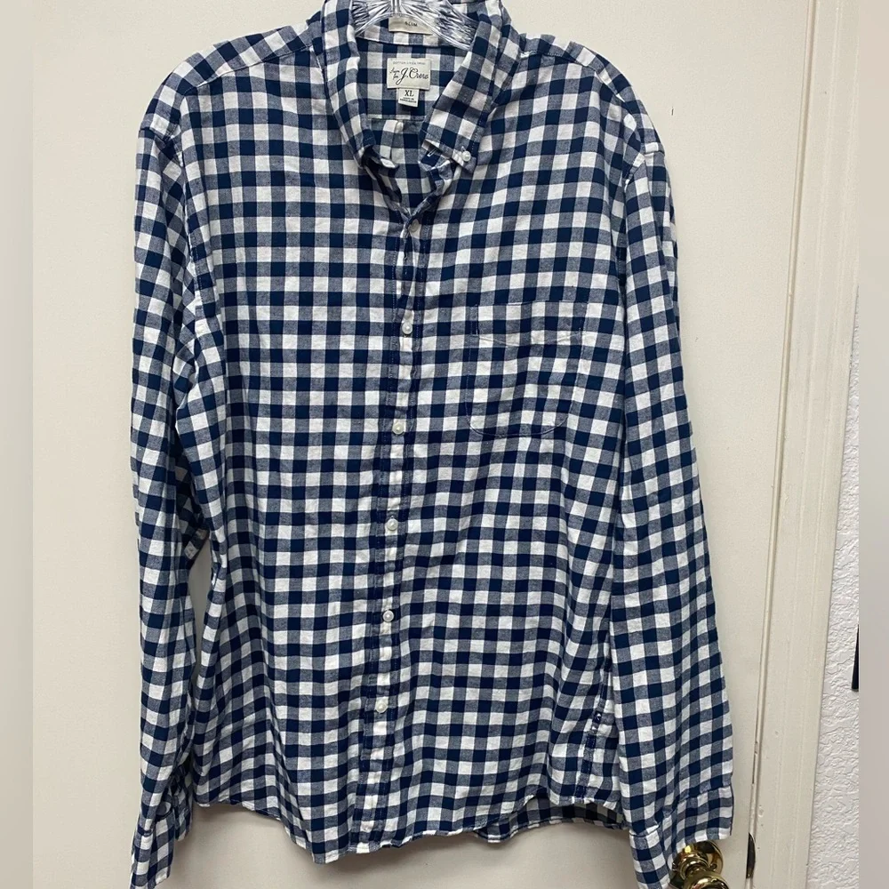 J. Crew plaid button up